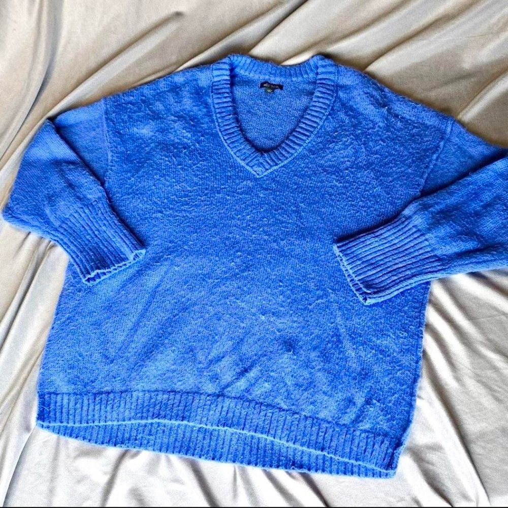 COPY - Blue V-Neck Sweater